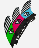 Green Carbon Fiber Surf Fin - Premium Performance and Style