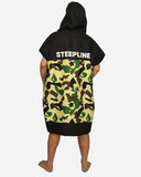 Men’s Camo Surf Poncho - Stylish and Functional Beach Changing Robe