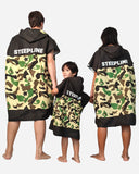 Women’s Camo Surf Poncho - Stylish and Functional Beach Changing Robe