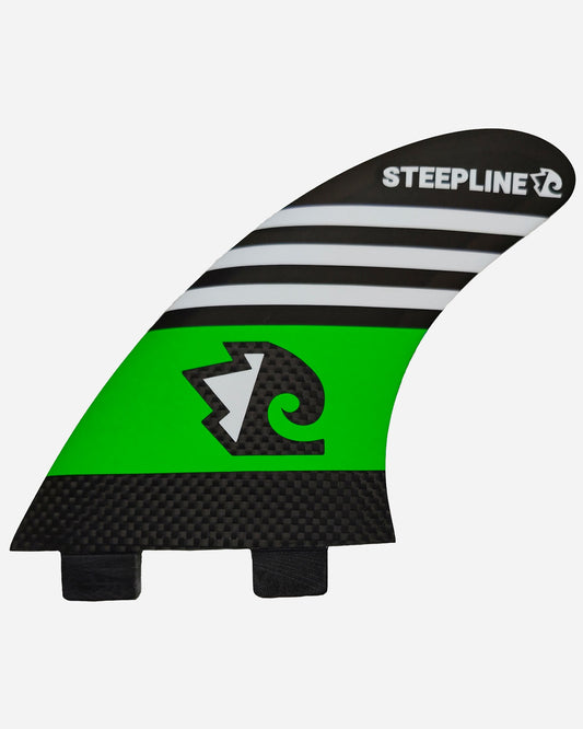 Green Carbon Fiber Surf Fin - Premium Performance and Style