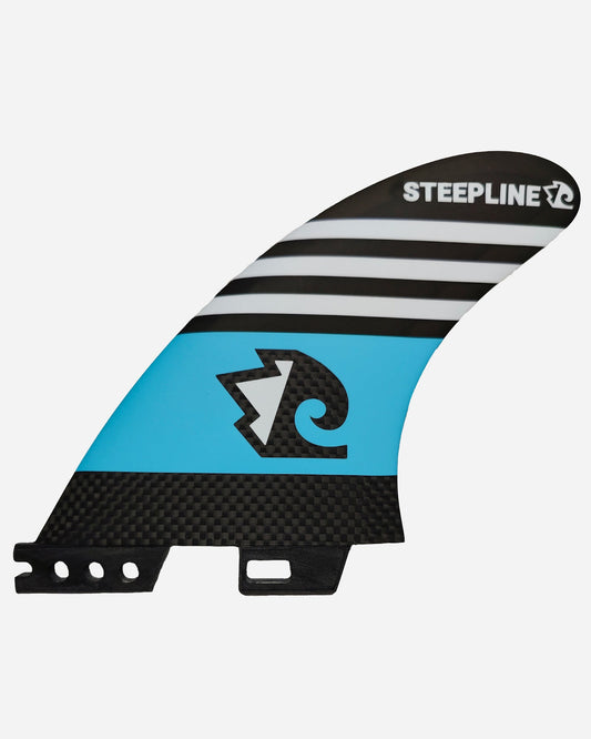 Blue Carbon Fiber Surf Fin - Premium Performance and Style