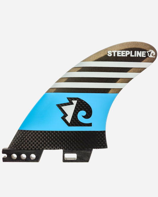 Blue Carbon Fiber Surf Fin - Premium Performance and Style