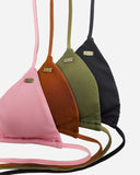 Rust Triangle Bikini Top and botom Bikini