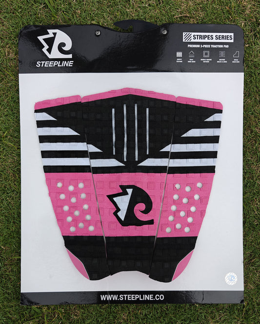 Pink Surfing Traction Pad - Premium Surfboard Grip by Steepline