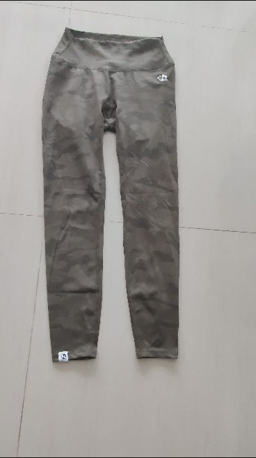Steepline | Women's Camo Legging for Surfing Yoga Pants Gym legging (CAMO)